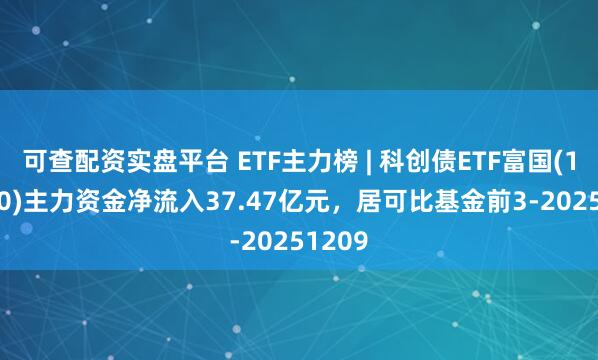 可查配资实盘平台 ETF主力榜 | 科创债ETF富国(159200)主力资金净流入37.47亿元，居可比基金前3-20251209